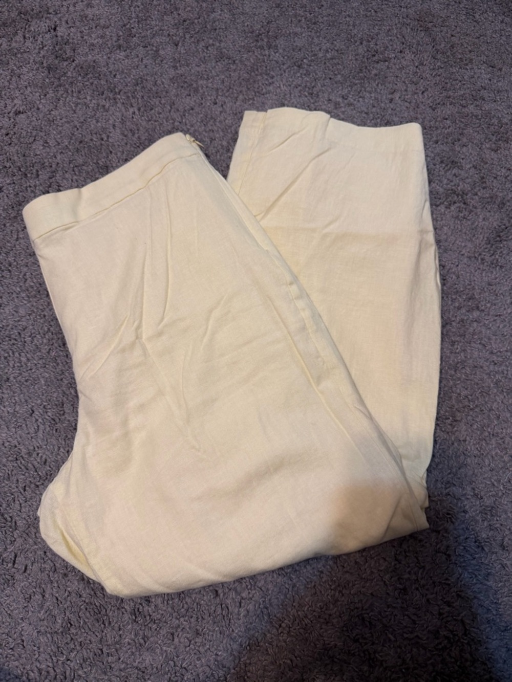 Ann Taylor Light Yellow Women's Trousers